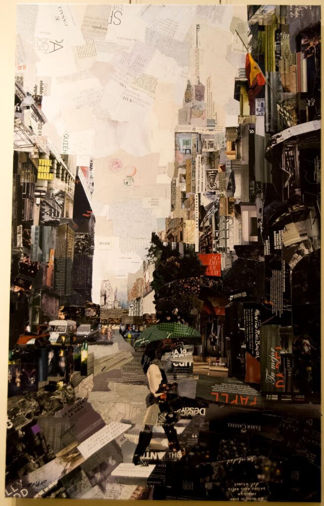 Collage Gran Vía de Madrid de IdeasDpapel