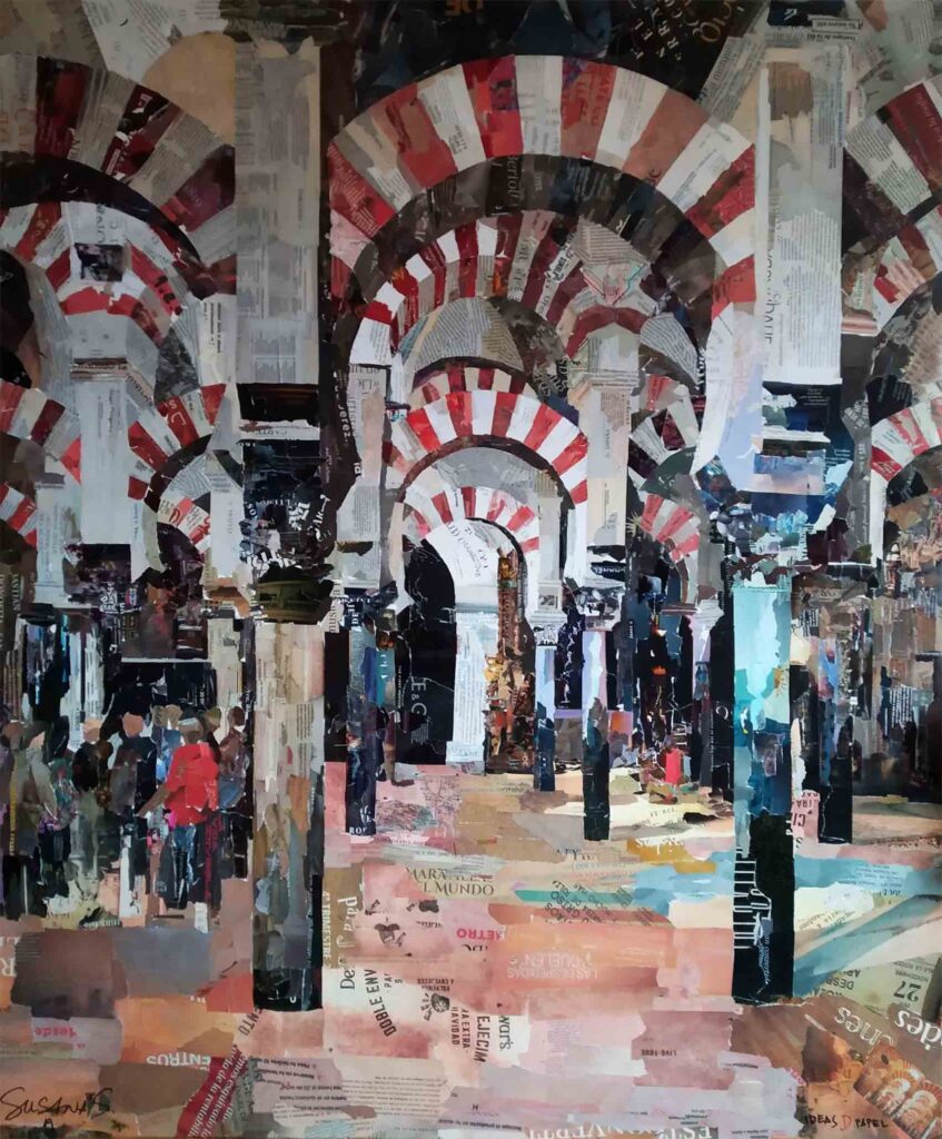 Collage Mezquita Córdoba de IdeasDpapel